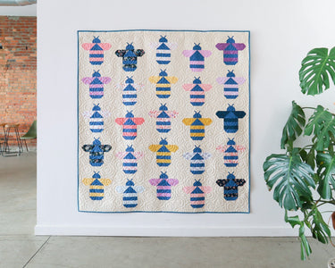 Meet Beatrice – A Layer Cake Friendly Bee Quilt Pattern