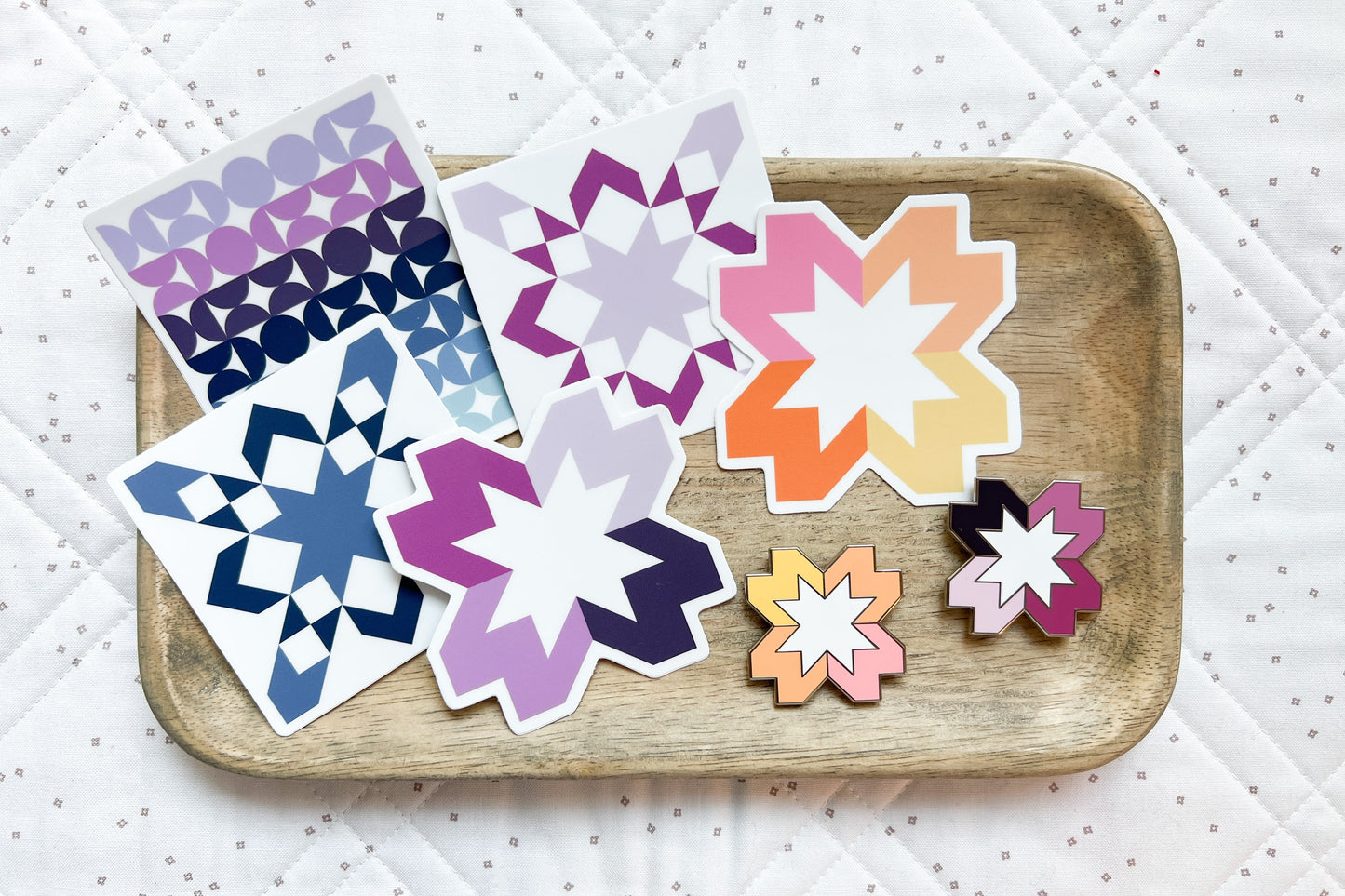 Starlight Sticker Orange - Set of 5