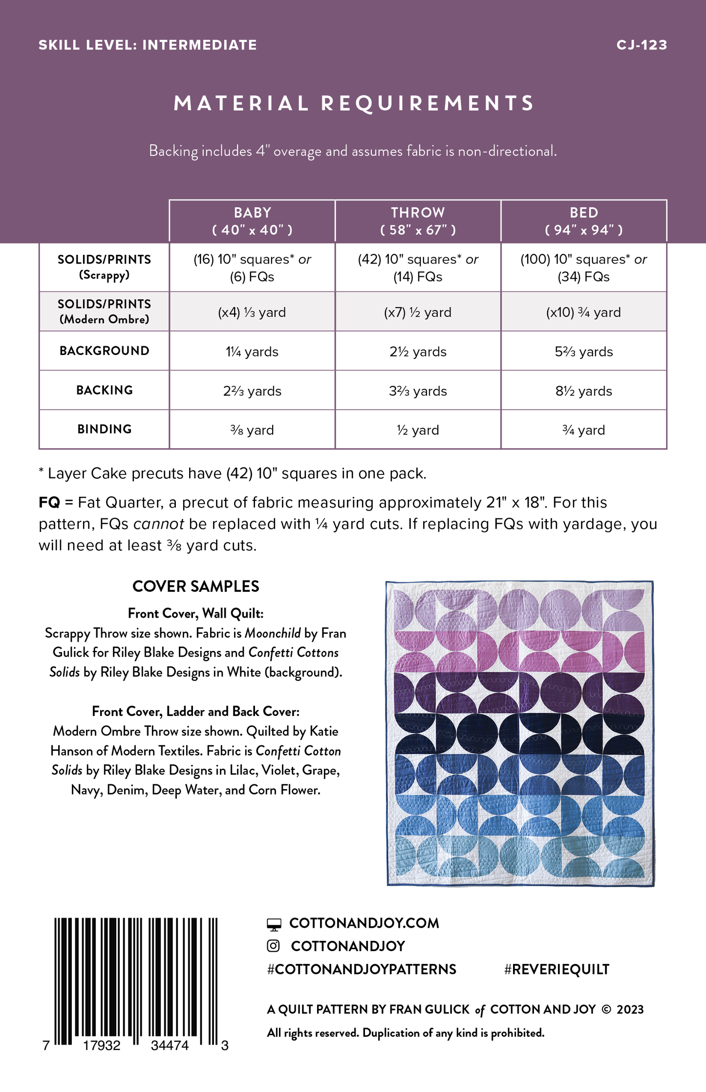 Reverie Quilt - Set of 5