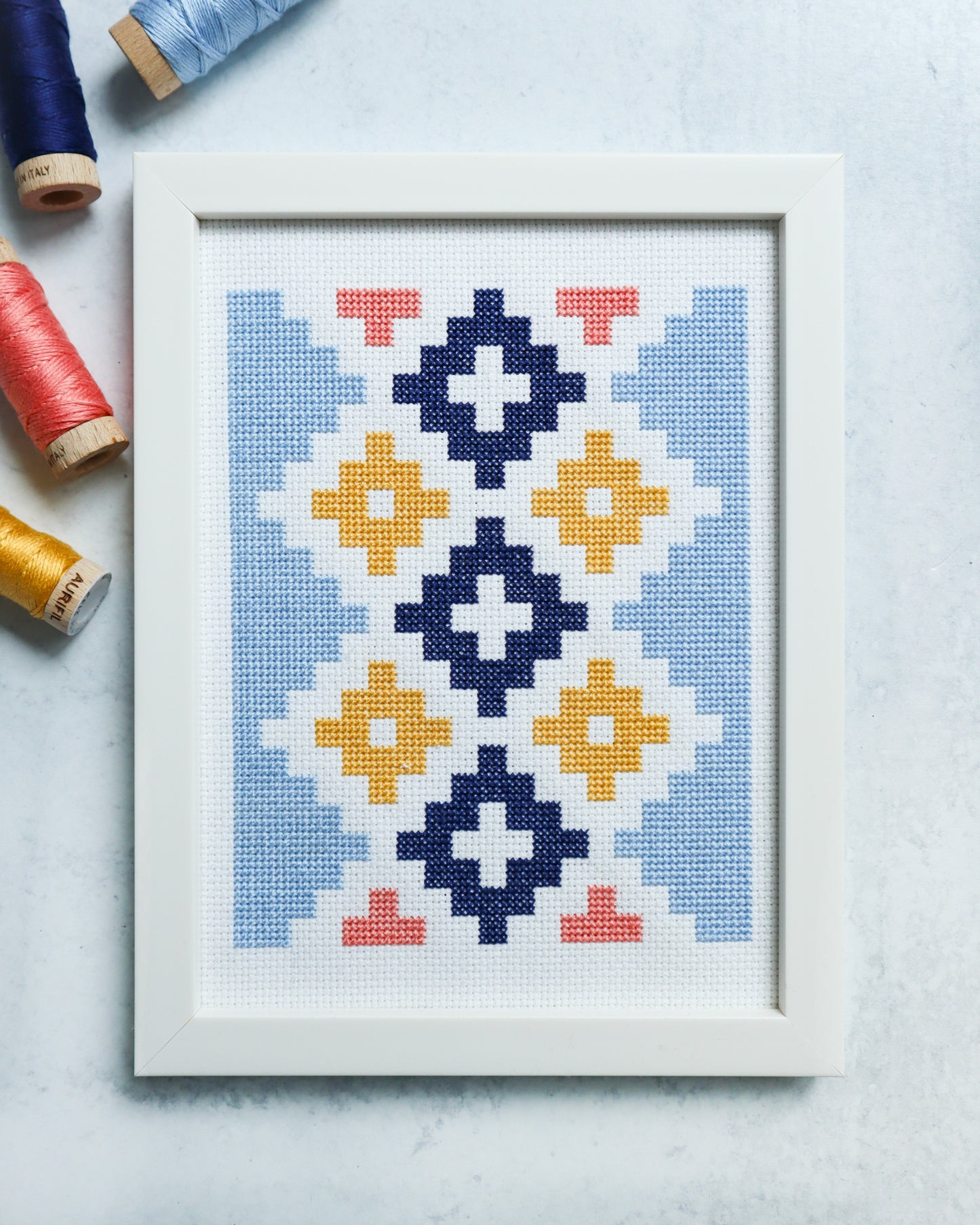 Andes Ode Cross Stitch Pattern - Set of 5