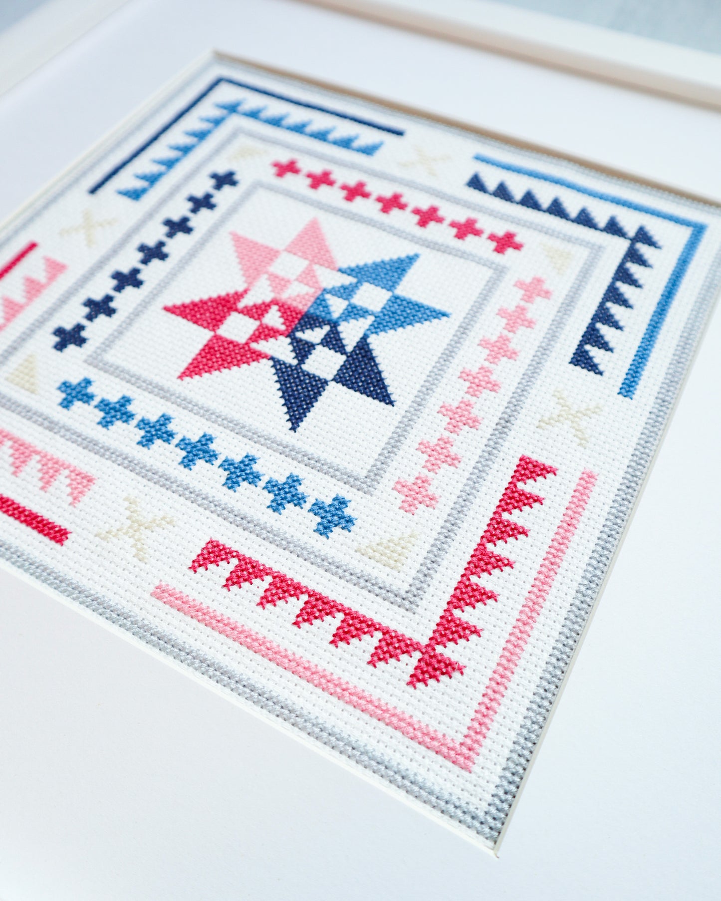 Golden Hour Cross Stitch Pattern - Set of 5