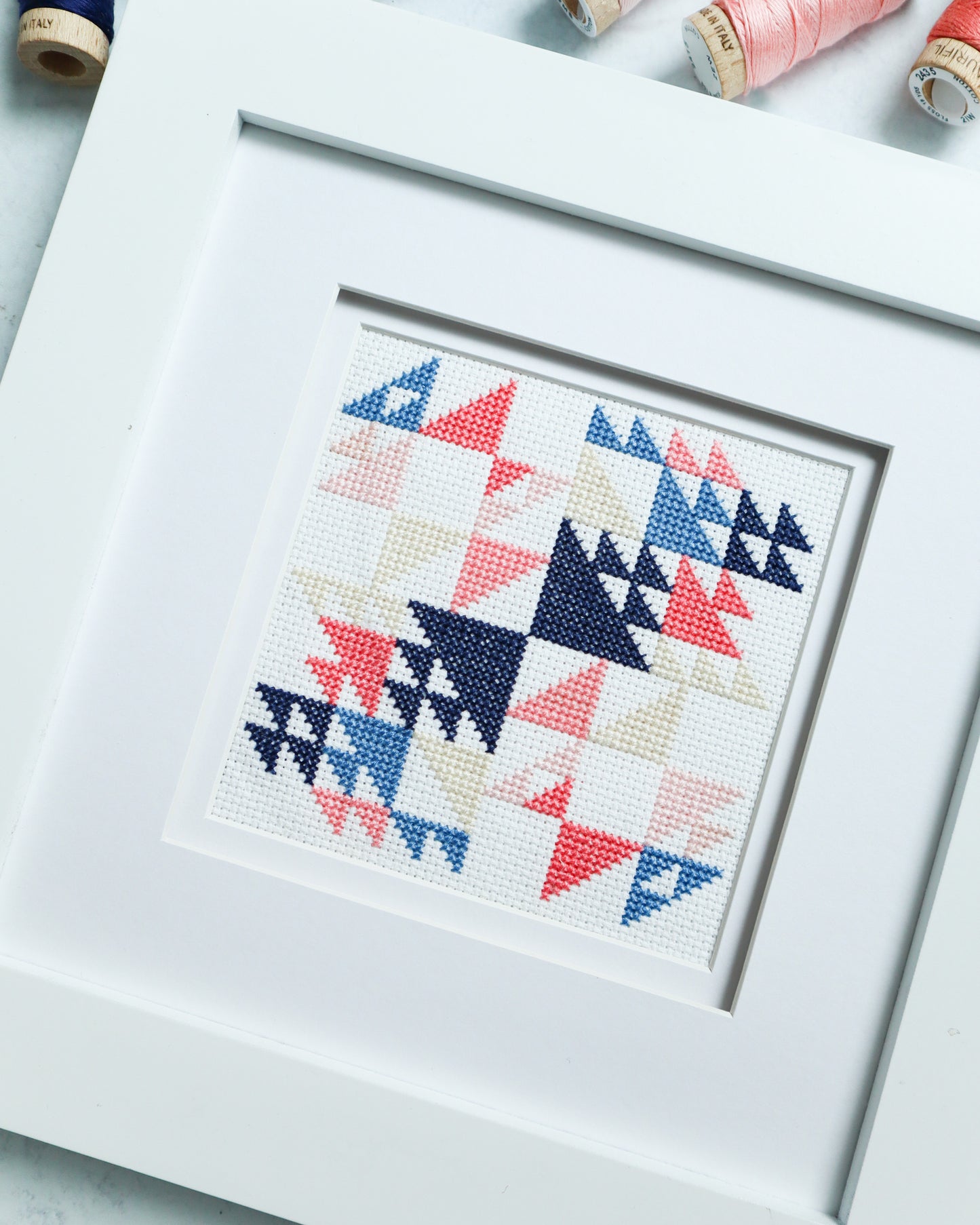 Whirlwind Cross Stitch Pattern - Set of 5