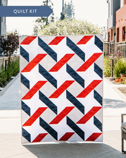 Mighty Stars - Red, White, and Blue Quilt Kit