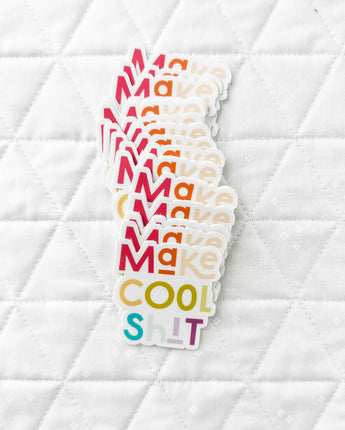 Make Cool Shit Sticker