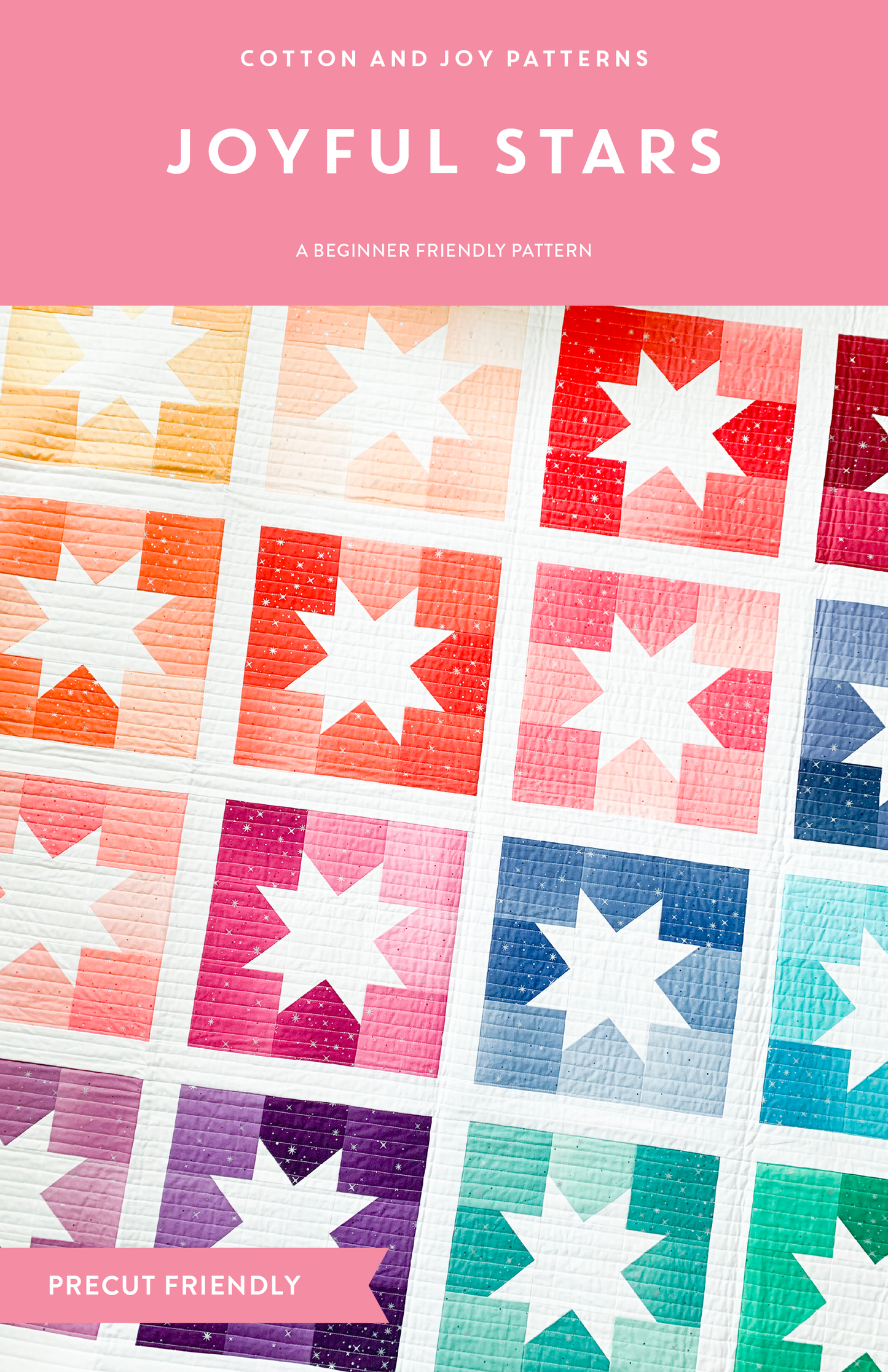 Joyful Stars Quilt - Set of 5