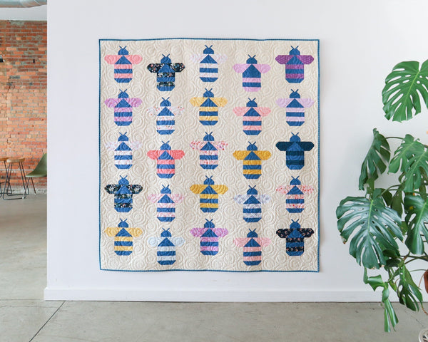 Meet Beatrice – A Layer Cake Friendly Bee Quilt Pattern