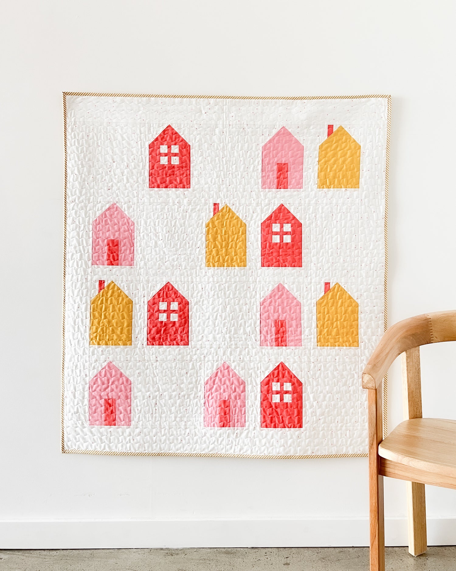 Cozy Village Baby Quilt Cotton and Joy