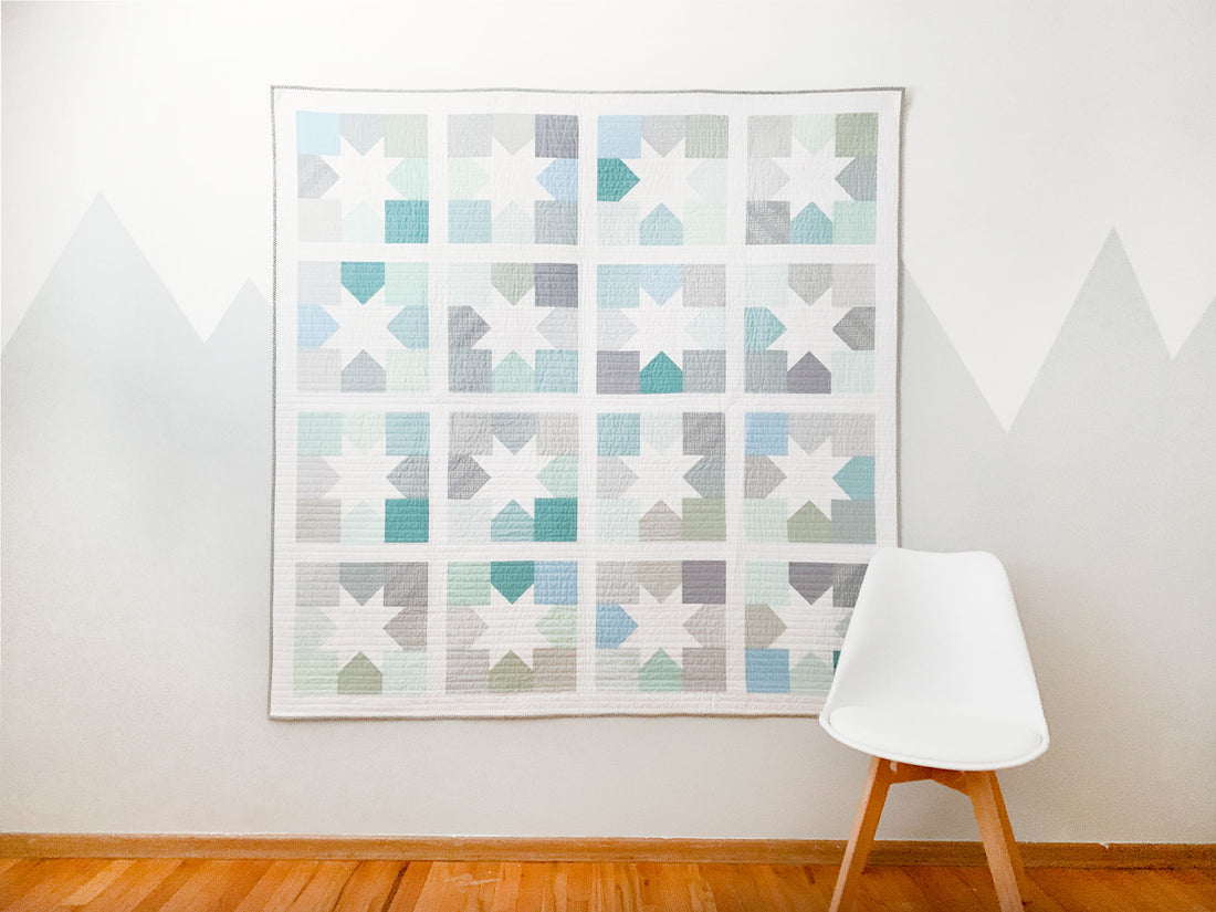 Baby Boy Quilt Using Joyful Stars