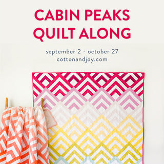 Cabin Peaks Quilt Along 2019