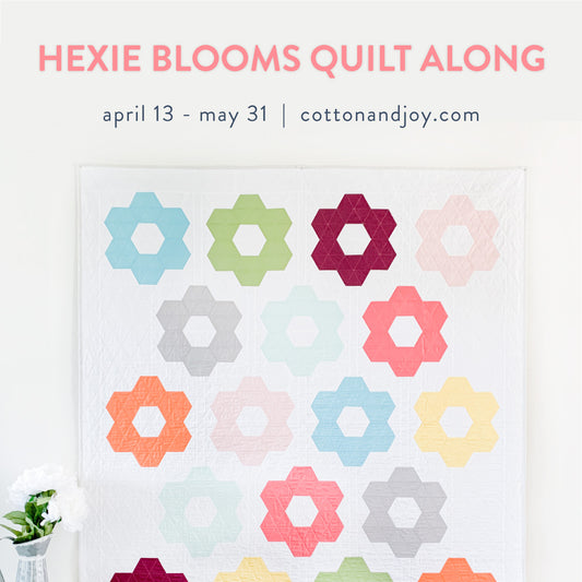 Coming Soon: Hexie Blooms Quilt along!