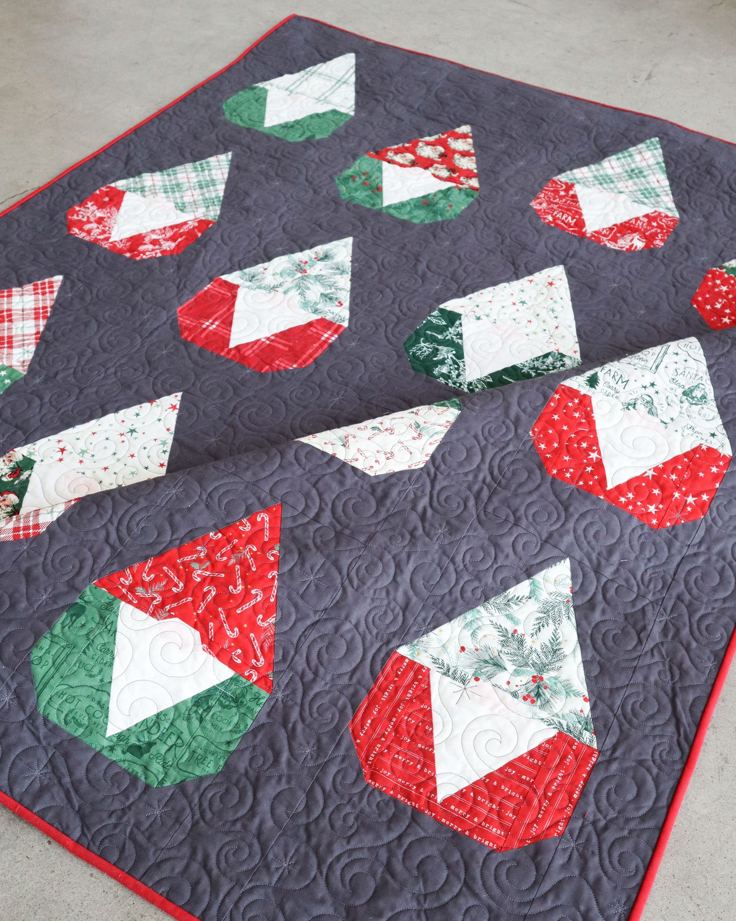 Nordic Gnome Quilt The Scrappy Christmas One Cotton and Joy