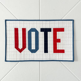 "Vote" Mini Quilt