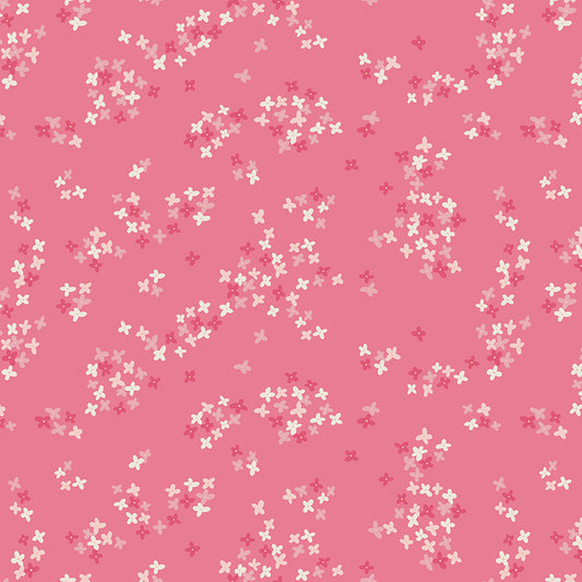 South Hill Flower Bed in Sugar Pink by the 1/2 yard