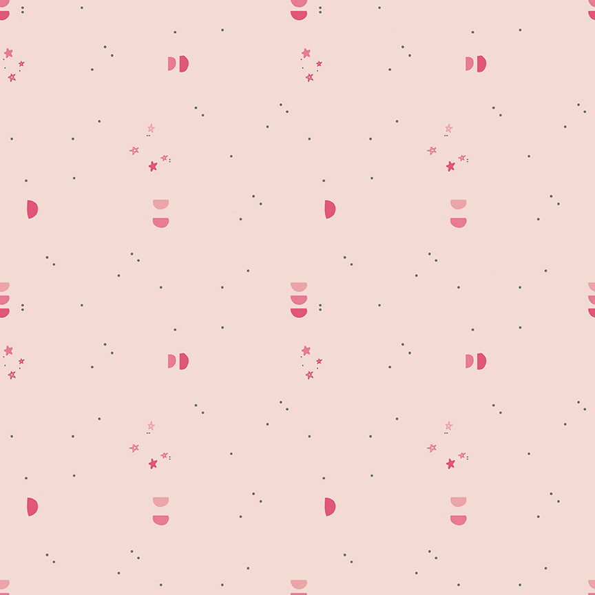 South Hill Confetti Sky in Blush by the 1/2 yard