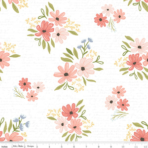 Between the Pages - Main in White by the 1/2 yard