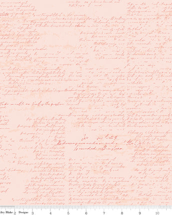 Between the Pages - Manuscript in Ballerina by the 1/2 yard