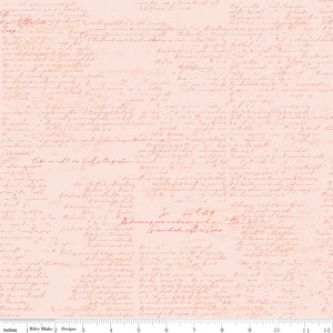 Between the Pages - Manuscript in Ballerina by the 1/2 yard