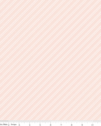 Between the Pages - Stripes in Ballerina by the 1/2 yard