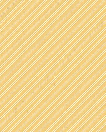 Between the Pages - Stripes in Honey by the 1/2 yard