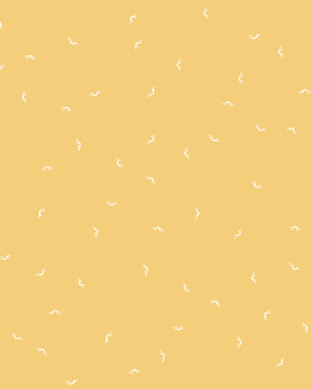 Between the Pages - Open Book in Honey by the 1/2 yard