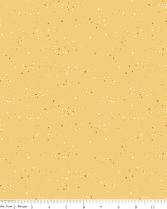 Between the Pages - Starlight in Honey by the 1/2 yard