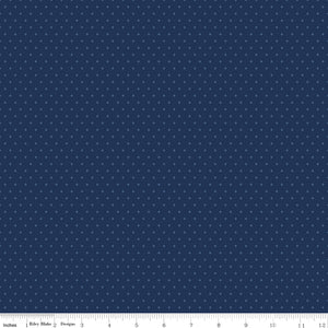 Essence Foils in Navy by the 1/2 yard