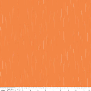 Essence Raindrops in Orange by the 1/2 yard