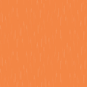 Essence Raindrops in Orange by the 1/2 yard