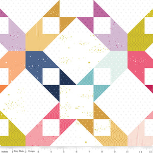 Essence Starlet Cheater Print in Multi by the 1/2 yard