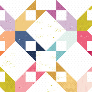 Essence Starlet Cheater Print in Multi by the 1/2 yard