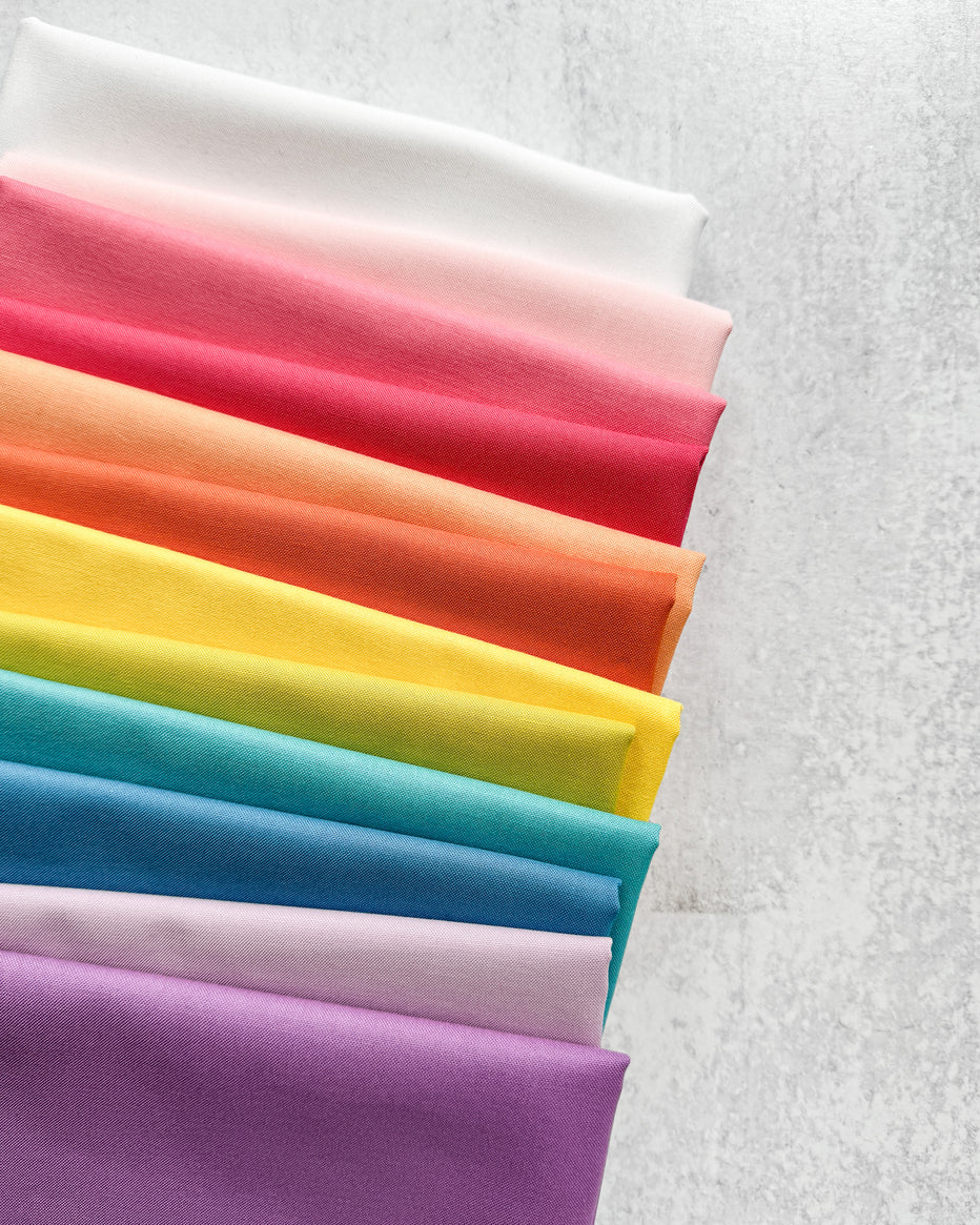 Mod Dreams Solids Quilt Kit Cotton and Joy