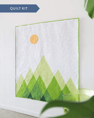 Cascades Quilt Kit in Evergreen