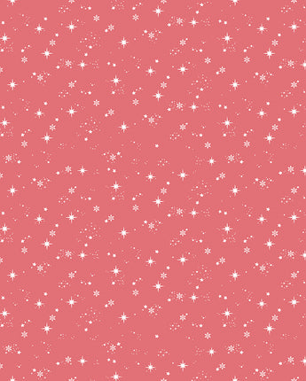 Moonchild Starfall in Raspberry by the 1/2 yard