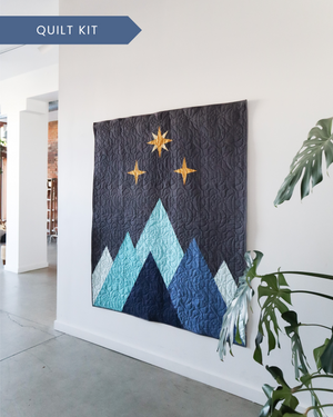 Cascades Quilt Kit in Midnight