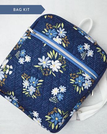 Phoenix Backpack – Floral Navy