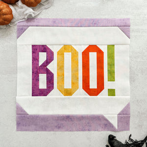 Boo Ya Block Pattern - Spooky Season Sampler 2024