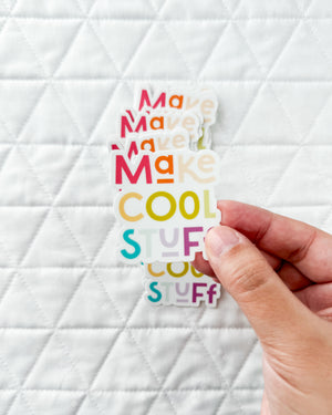 Make Cool Stuff Sticker