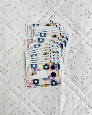 Sewing Machine Sticker - Hexies