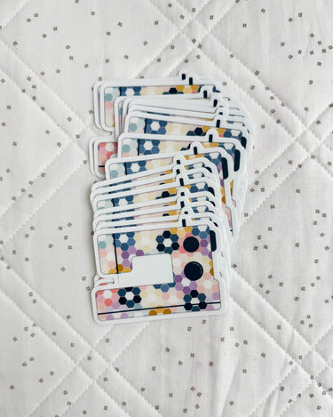 Sewing Machine Sticker - Hexies