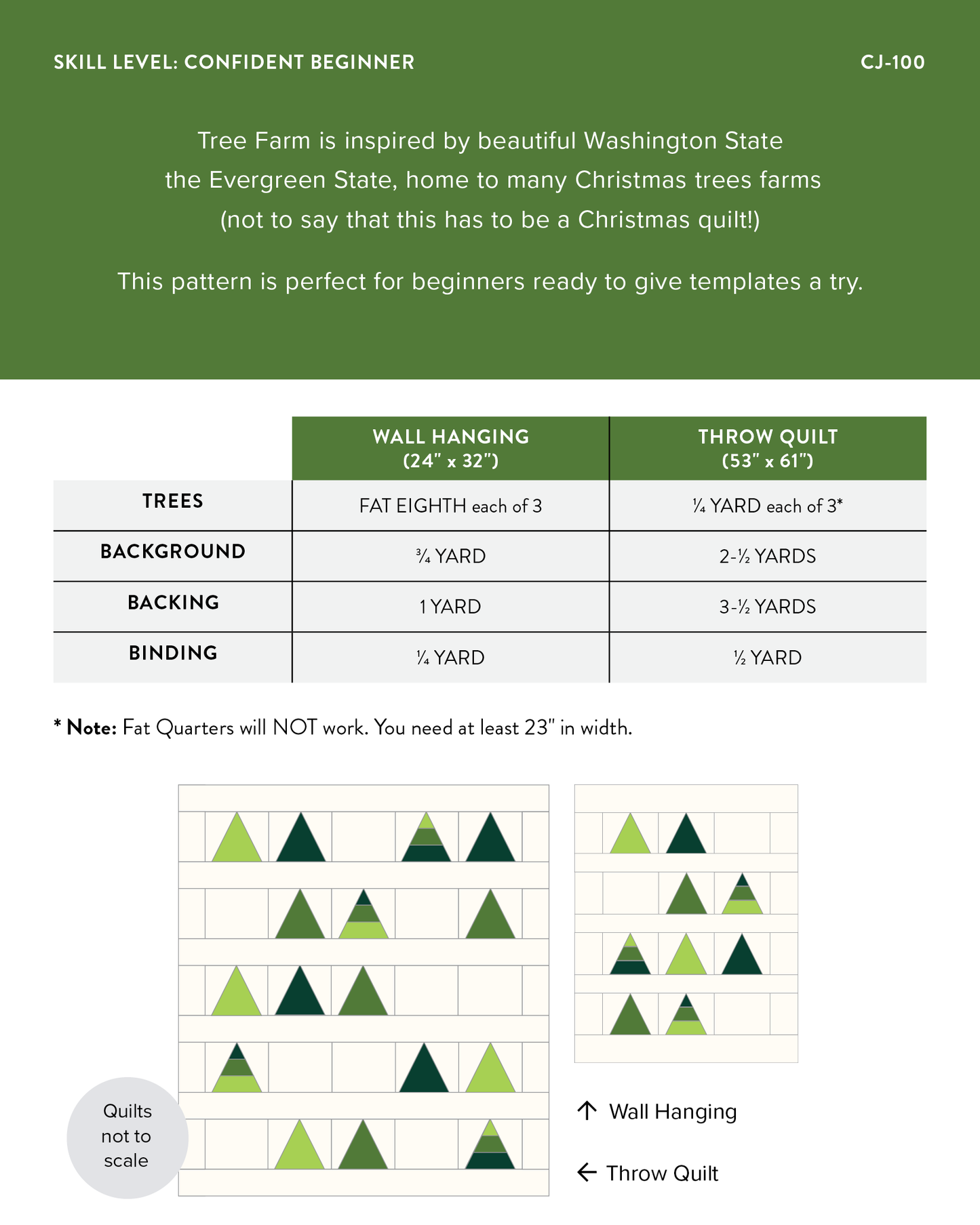 Tree Farm Quilt Pattern (Download)