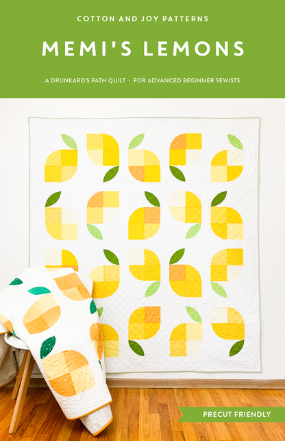 Memi's Lemons Quilt - Set of 5