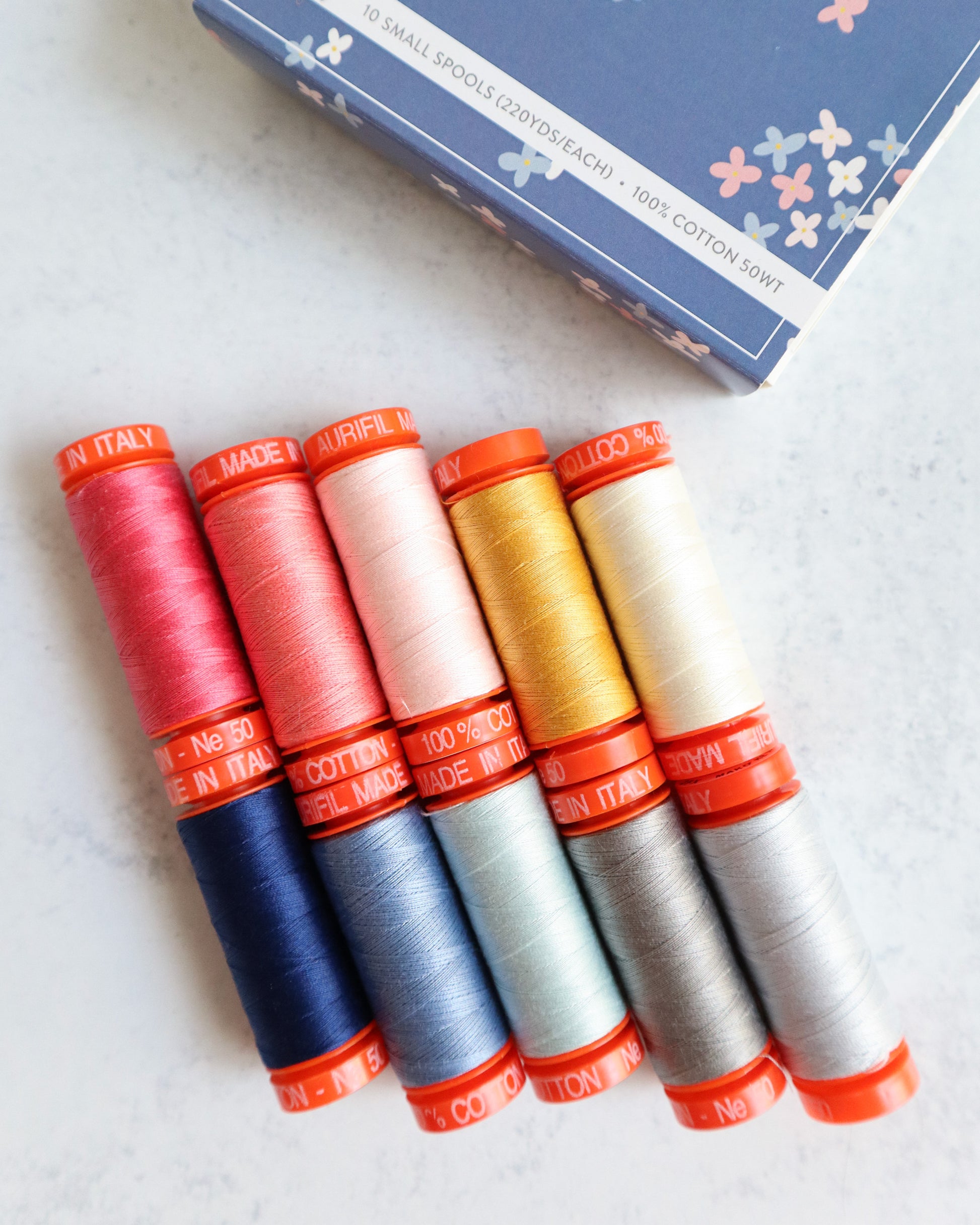  Aurifil Thread 50 Wt Cotton