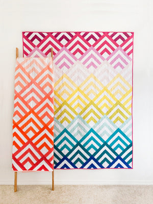 Cabin Peaks Quilt Pattern