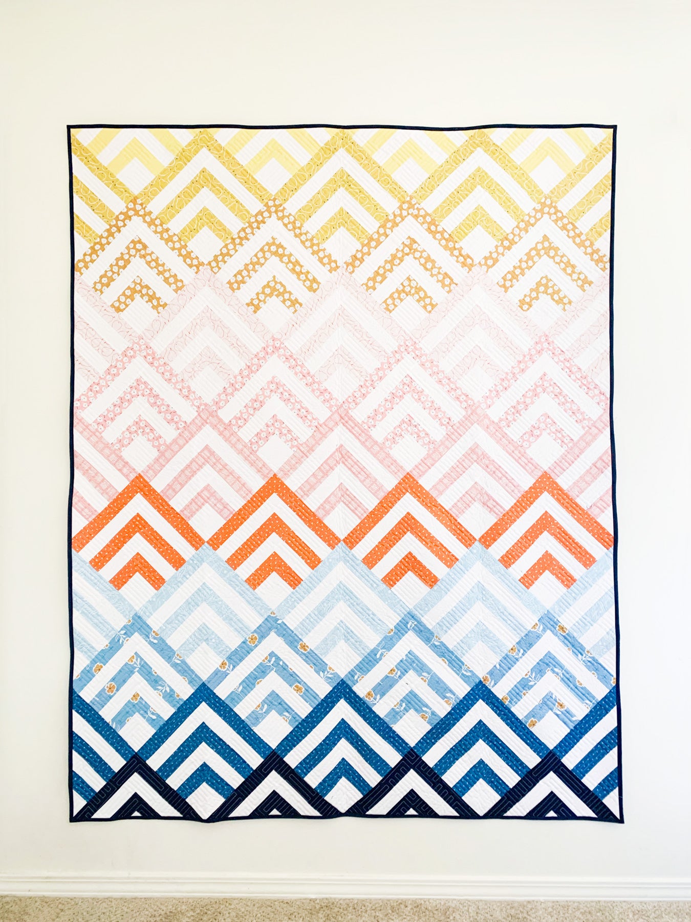 Cabin Peaks Quilt Pattern (Download)