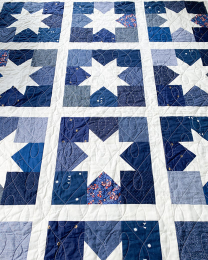 Joyful Stars Quilt Pattern (Download)