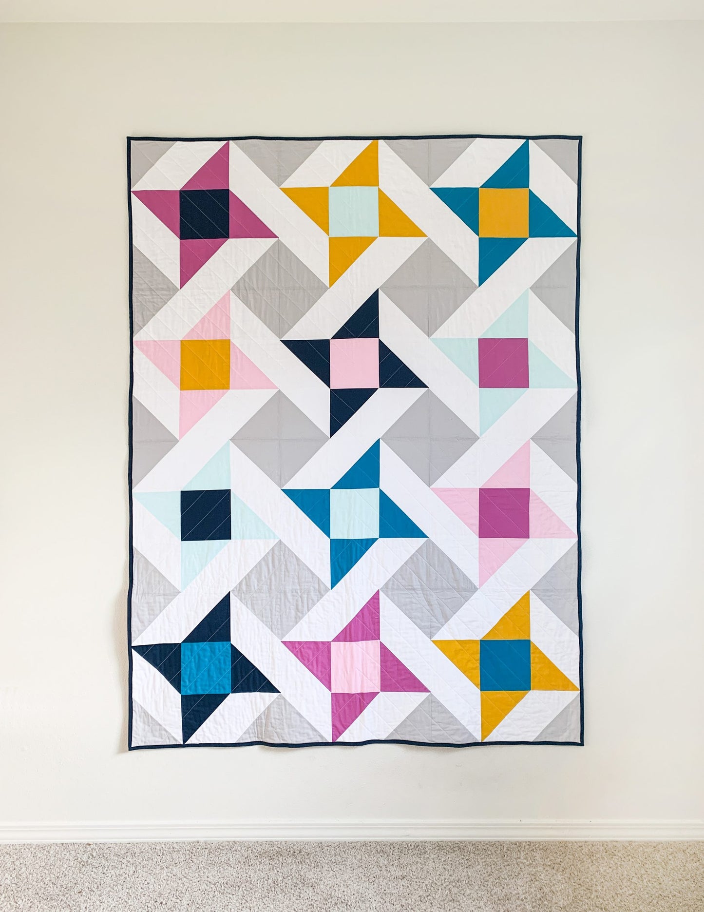 Mighty Stars Quilt Pattern (Download)