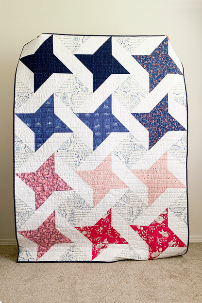 Mighty Stars Quilt Pattern (Download)