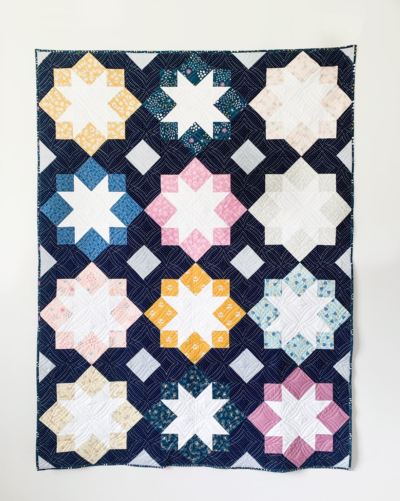 Stellar Mosaic Quilt Pattern (Download) Cotton and Joy